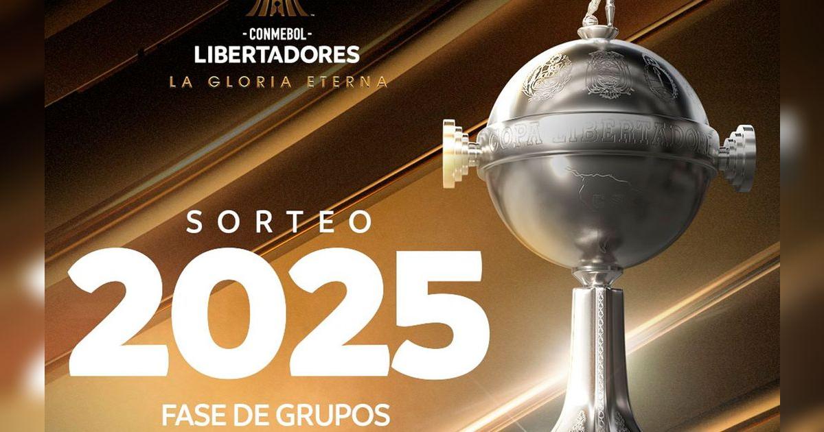 ¿Cuándo es el sorteo de la Copa Libertadores 2025 y a qué hora inicia ...