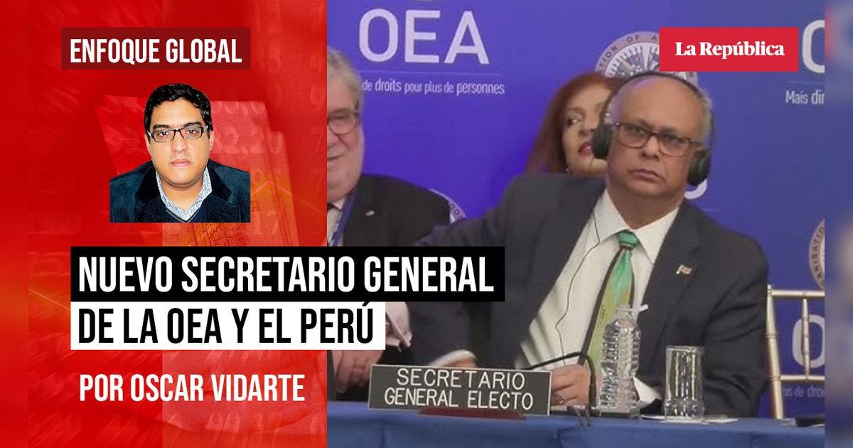 Nuevo secretario general de la OEA y el Perú, por Oscar Vidarte | hnews ...