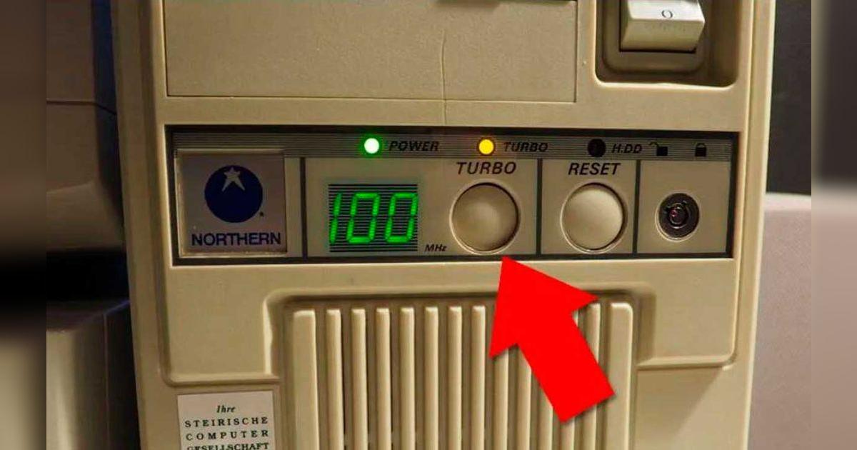El peculiar botón 'Turbo' de las PC antiguas: ¿por qué ha desaparecido ...