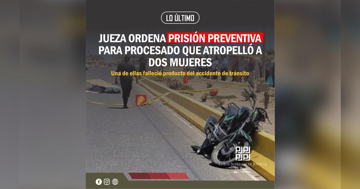 Ordenan prisión preventiva por seis meses a conductor ebrio acusado de ...