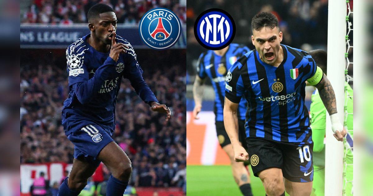 ¿Cómo llegan el PSG y el Inter a la final de la Champions League ...