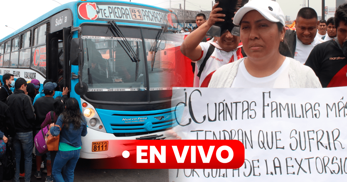 Paro a nivel nacional EN VIVO: transportistas, Gamarra y demás gremios se unen a marcha de este 14 de mayo