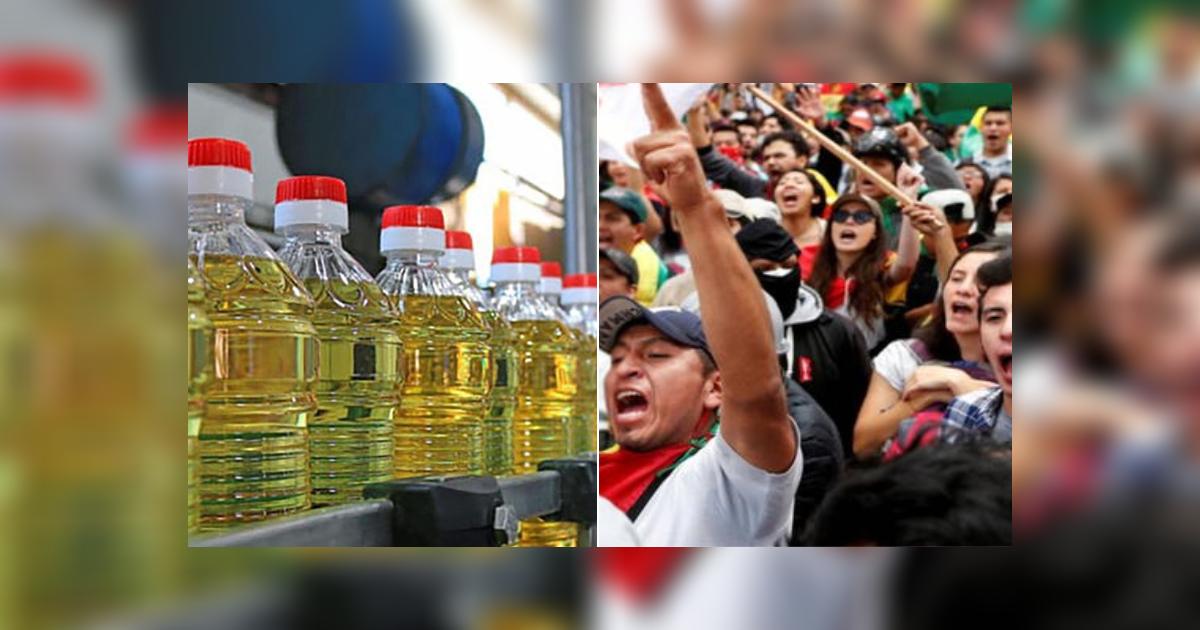 Crisis económica en Bolivia dispara precio del litro de aceite de 14 a ...