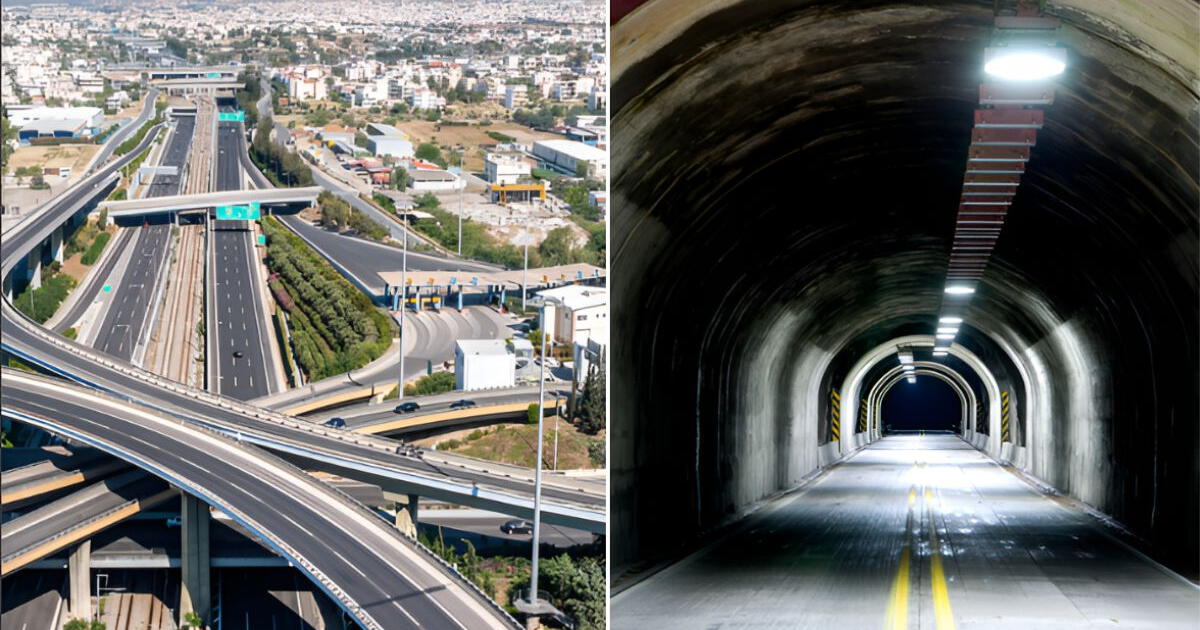 El túnel del Anillo Vial Periférico que
