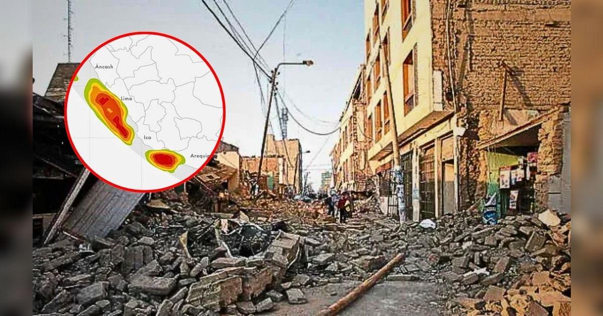 ¿Dónde comenzaría el terremoto de magnitud 8,8 en la costa central del ...