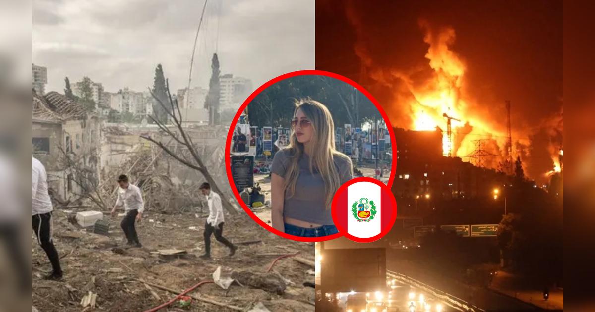 Peruana en Tel Aviv revela cómo vive el conflicto tras el bombardeo de ...
