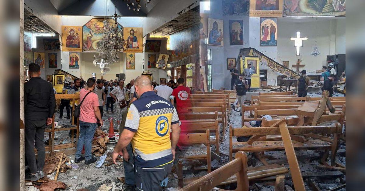 Atentado vinculado a ISIS en iglesia de Siria deja al menos 15 muertos ...