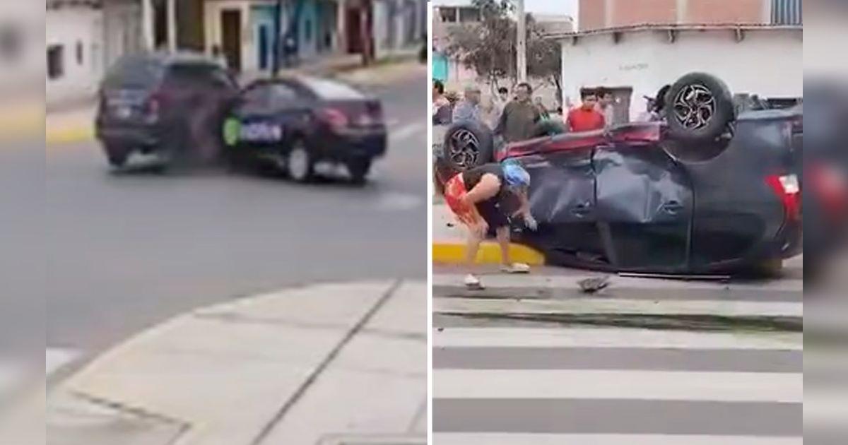 Mujer en silla de ruedas salva de morir aplastada tras quedar en medio ...