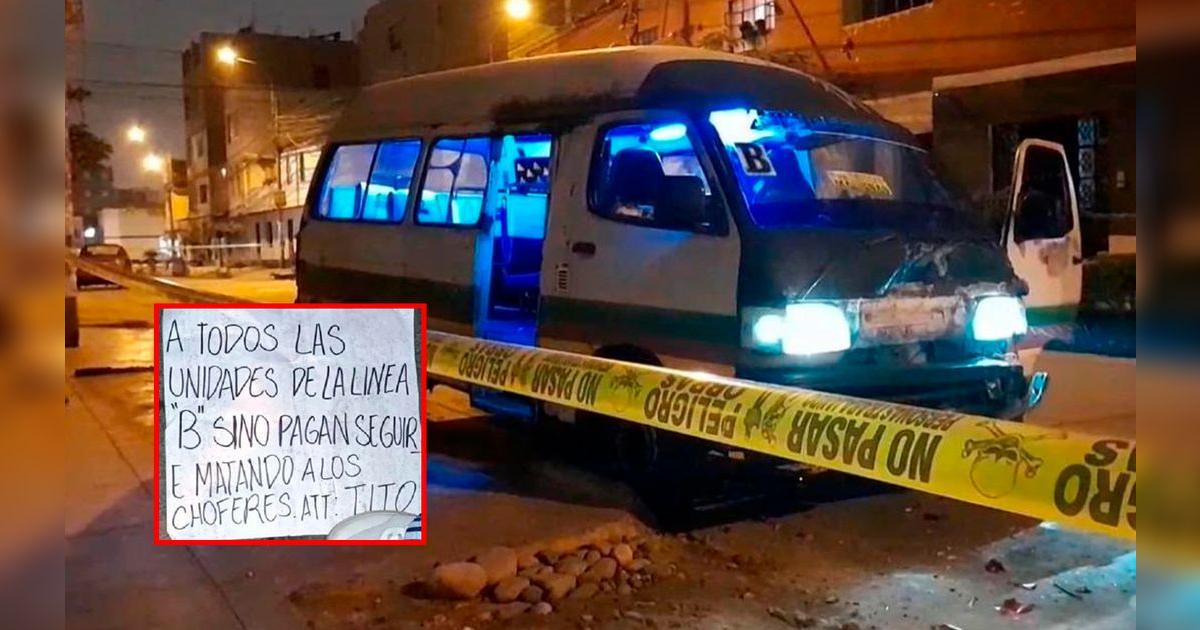 Asesinan a balazos a chofer de combi con pasajeros a bordo en SMP y ...