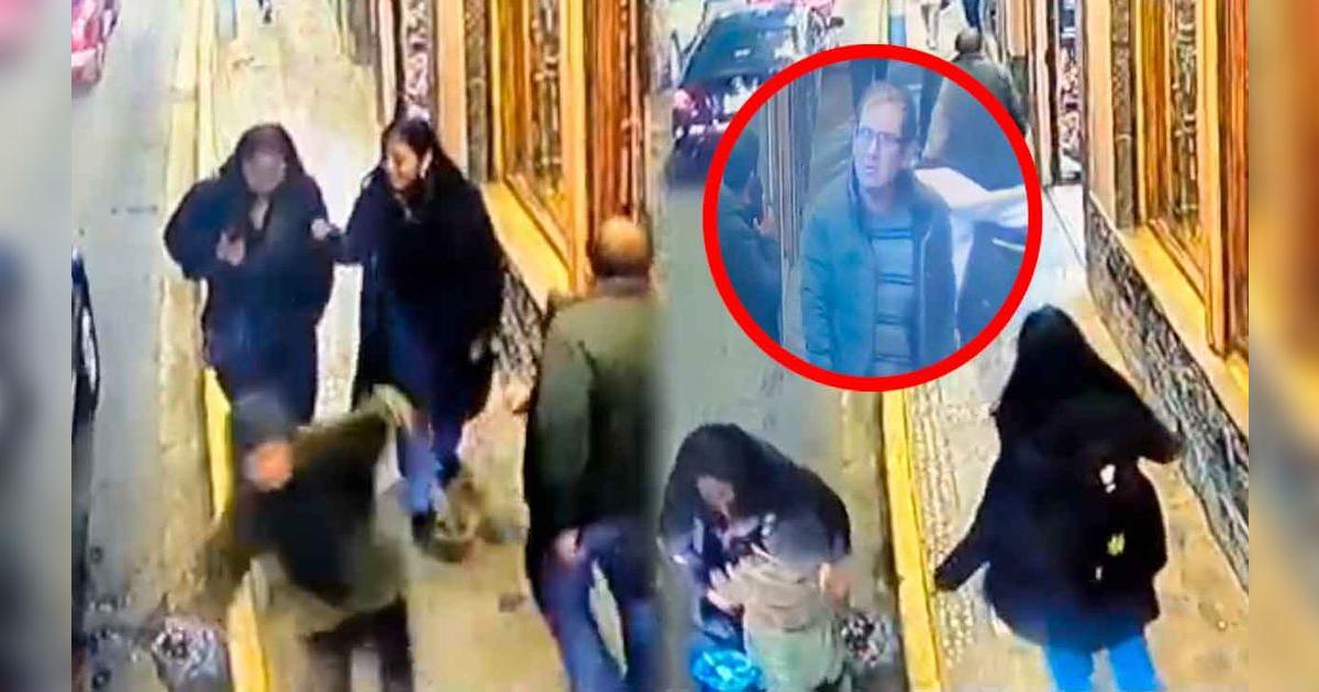 Niño es arrojado a la pista por un hombre en – El reportero andino