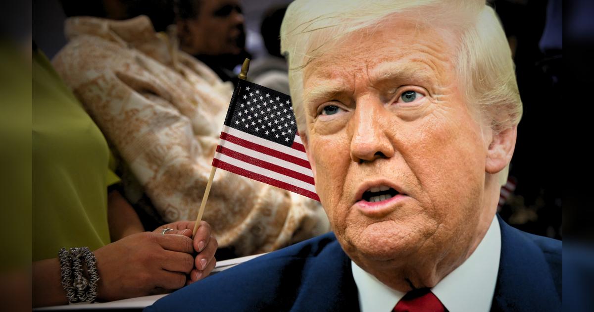 USCIS anunció que Donald Trump está implementando el 'Proyecto de Regresa a Casa' para impulsar las autodeportaciones de inmigrantes indocumentados. Foto: composición LR