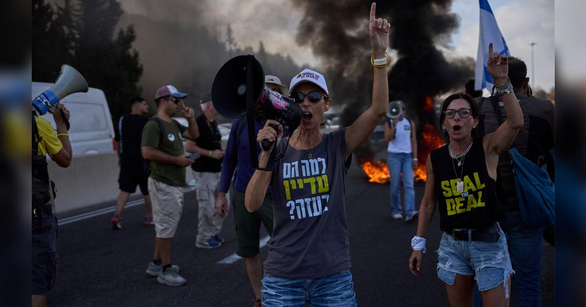Presión contra Netanyahu crece: protestas en Israel reclaman fin de la ...