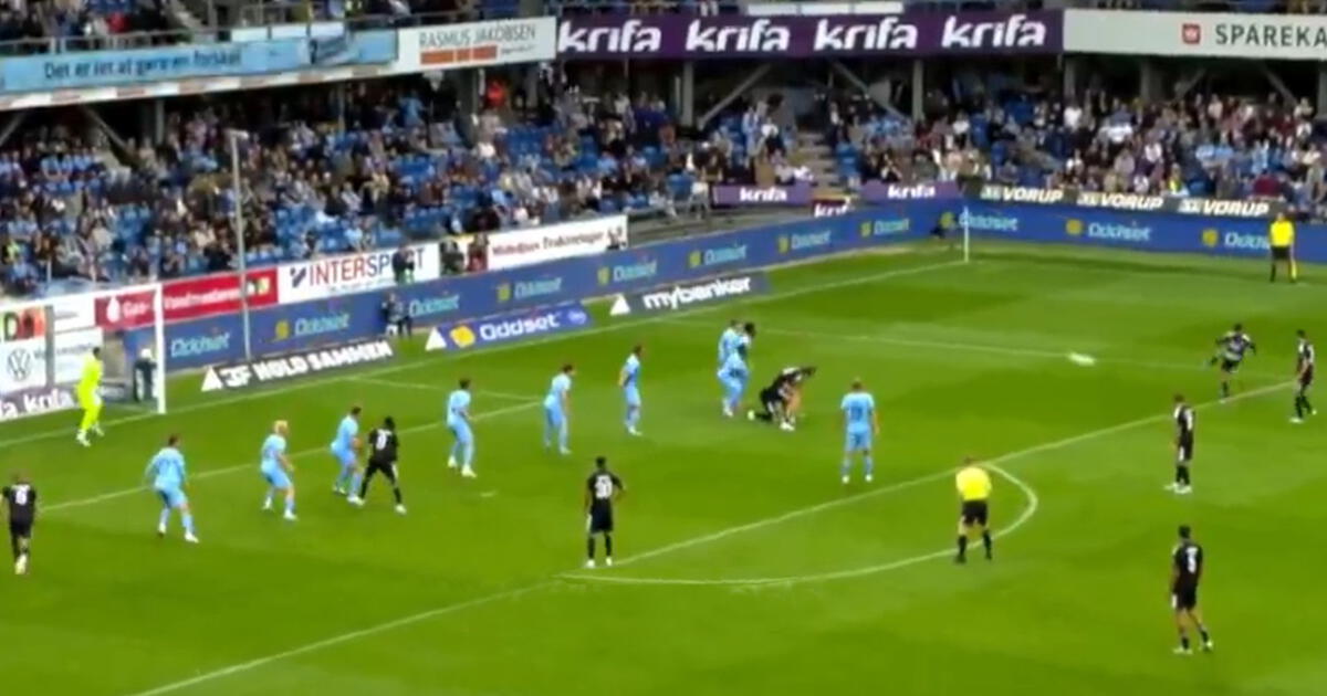 Marcos López sorprende con golazo de tiro libre en Superliga de Dinamarca: primera anotación con Copenhague