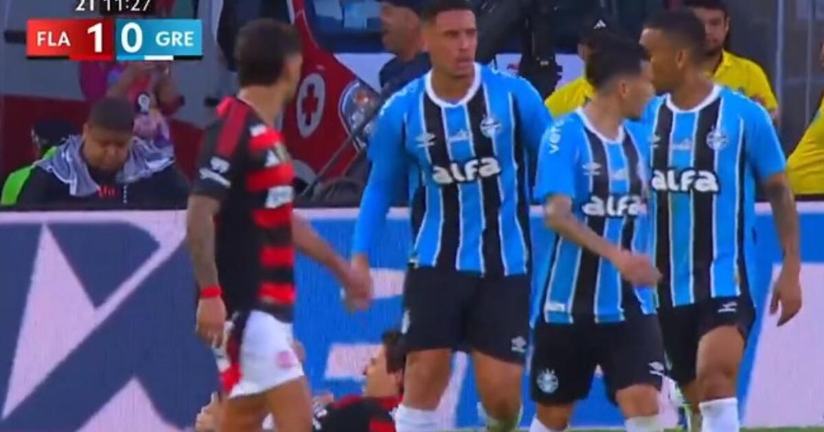 Erick Noriega no se achicó en su debut por el Brasileirao y 'guapeó' a estrella de Flamengo: le gritó en el suelo