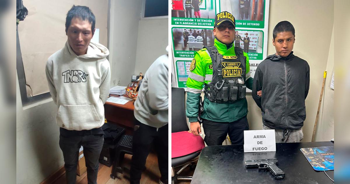 Detienen a dos sujetos con armas de fuego en plena víspera y ...