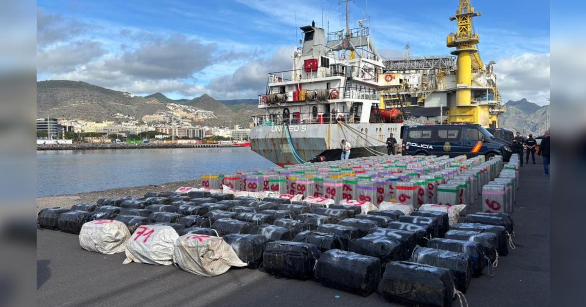 España logra la mayor incautación de cocaína de su historia al interceptar 10  toneladas en un envío desde Brasil | Mundo | La República