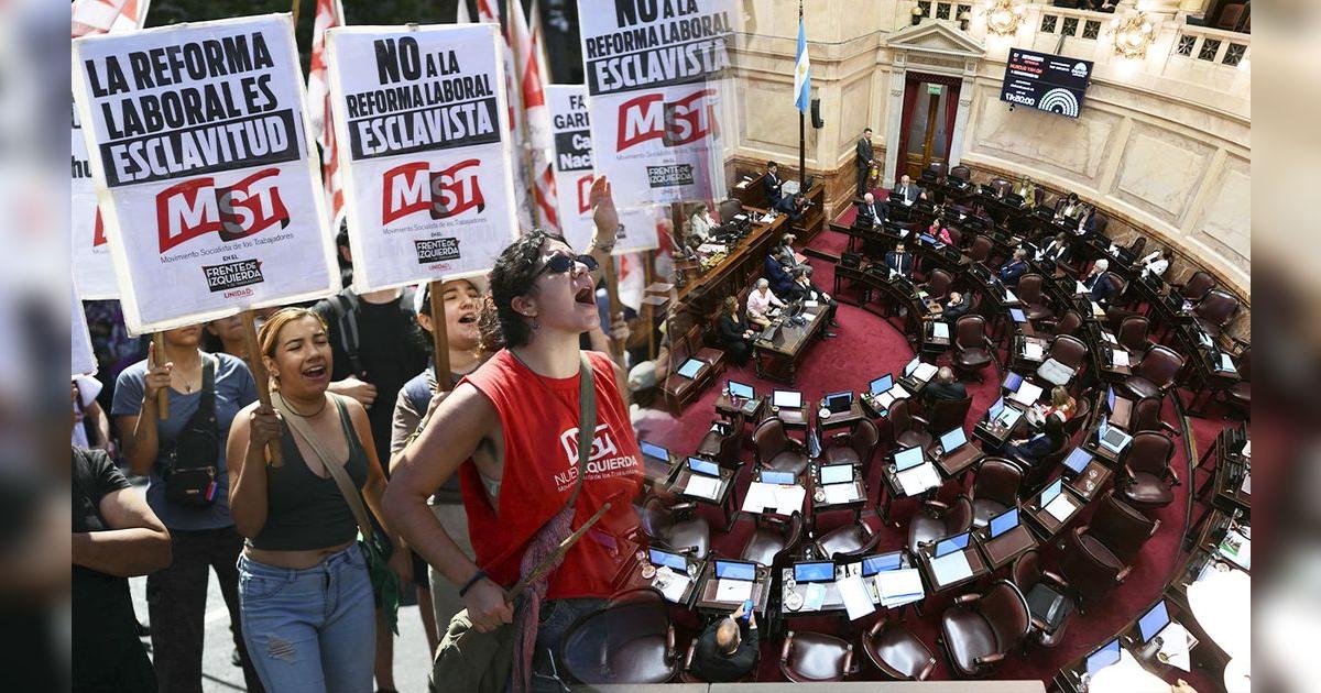 Congreso de Argentina aprueba la reforma laboral de Javier Milei pese a ...