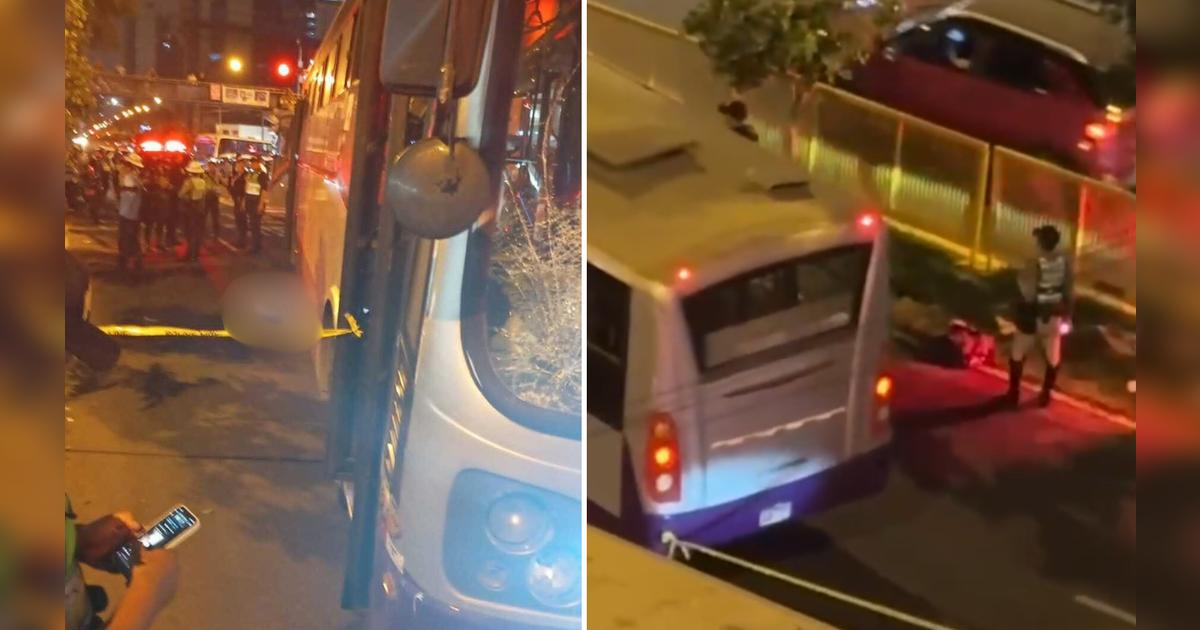 Bus de Corredor Morado atropella y mata a hombre frente al Hospital del ...