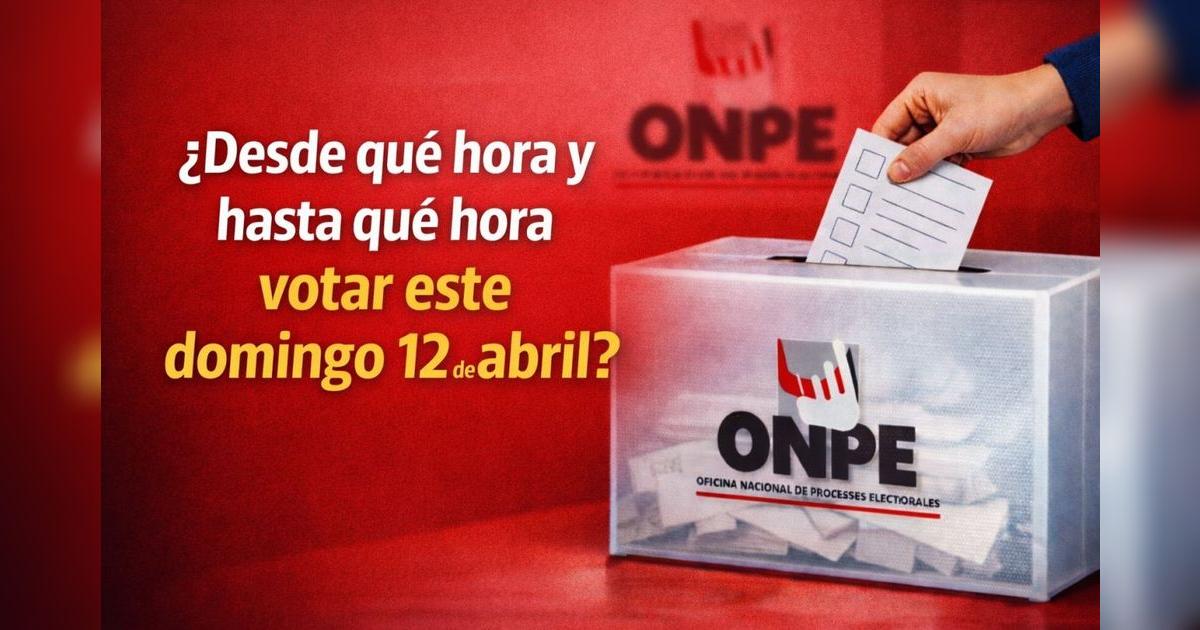 Horarios para votar en las Elecciones 2026: ¿desde qué hora hasta qué ...