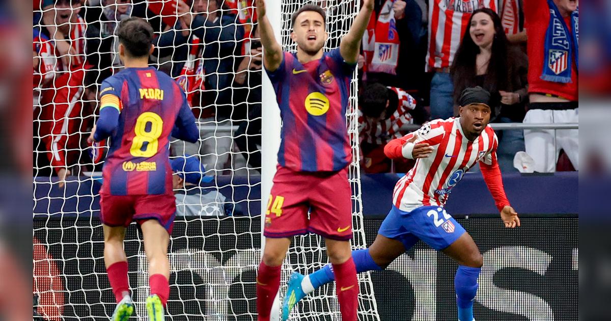 ¿Cómo quedó Atlético Madrid vs Barcelona por Champions League ...