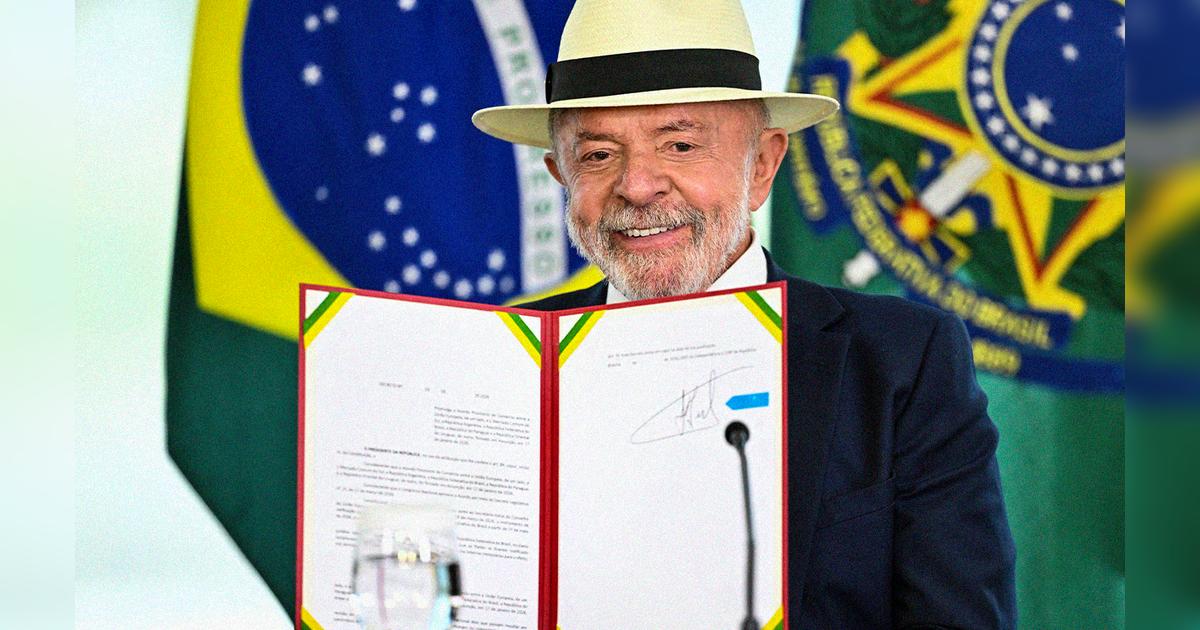 Lula promulgó en Brasil el acuerdo comercial Mercosur-Unión Europea a ...