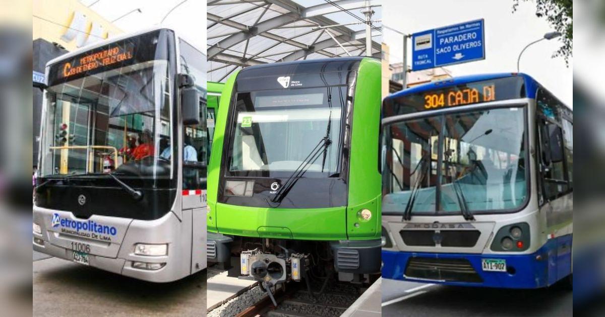 Metropolitano, Línea 1, Línea 2 y corredores complementarios tendrán un ...