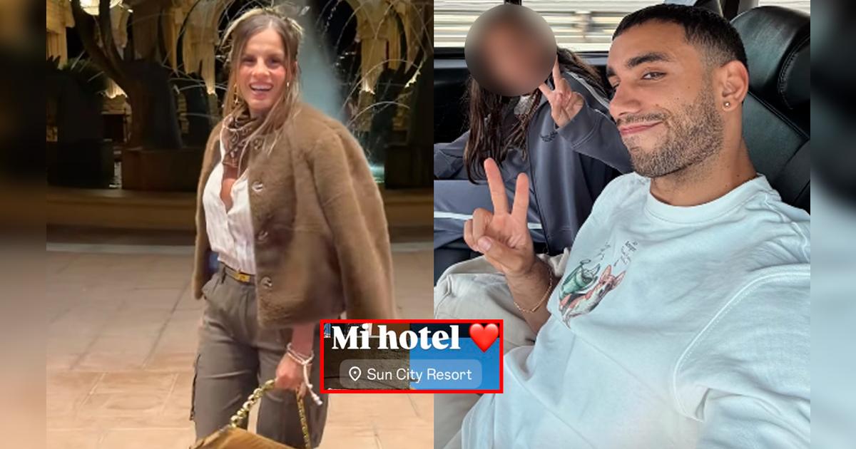 Said Palao viajó hasta Sudáfrica para reencontrarse con Alejandra Baigorria  en exclusivo hotel tras ampay en Argentina