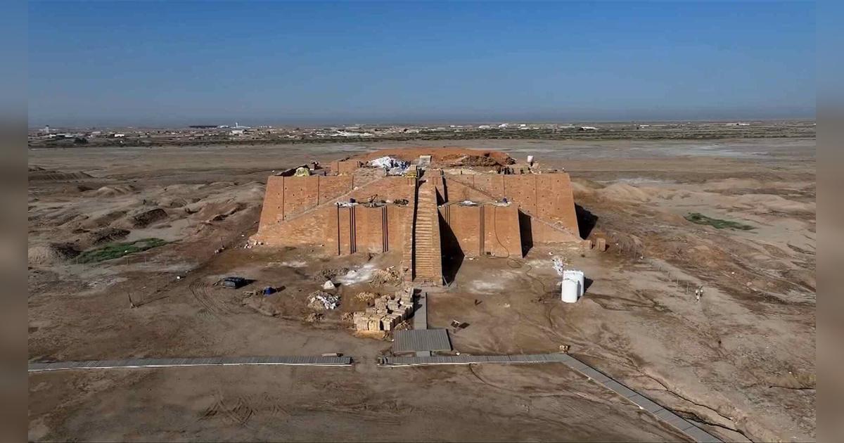 Irak reaviva un zigurat sumerio de 4.000 años de antigüedad: fue amenazado por el cambio climático