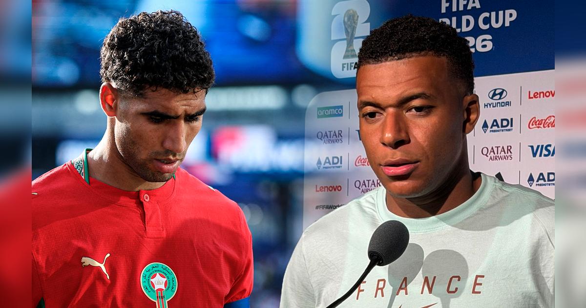 Mbappé no se conmovió ante tristeza de Hakimi tras eliminarlo del Mundial: "Aquí no hay emociones"