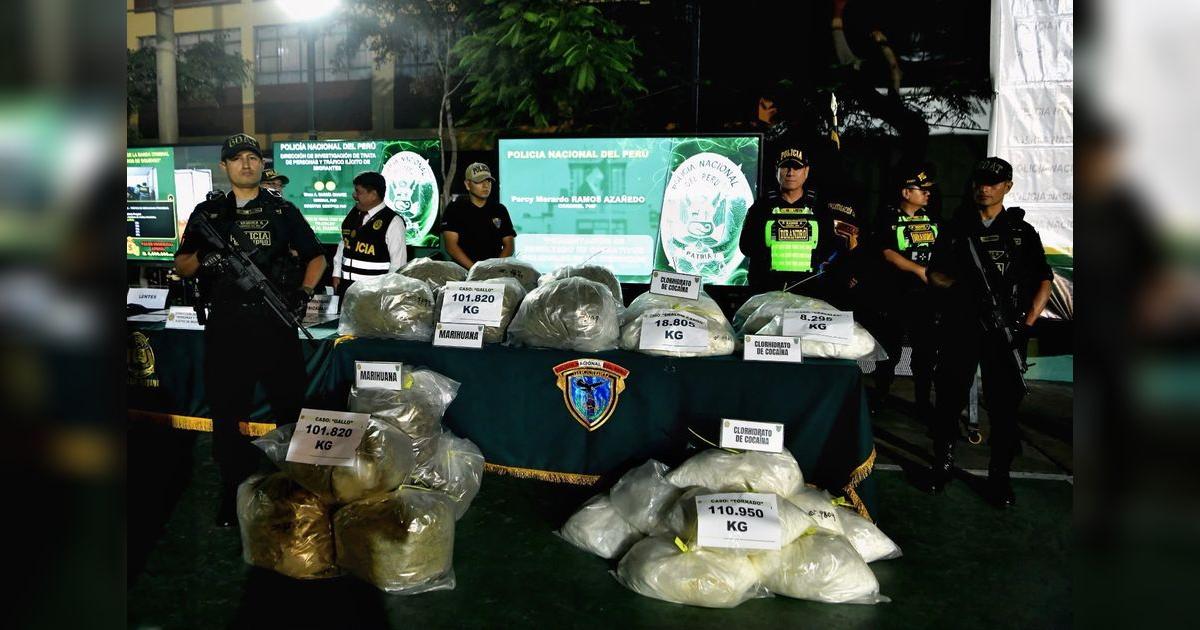 PNP decomisó más de 62 toneladas de droga en solo seis meses ...