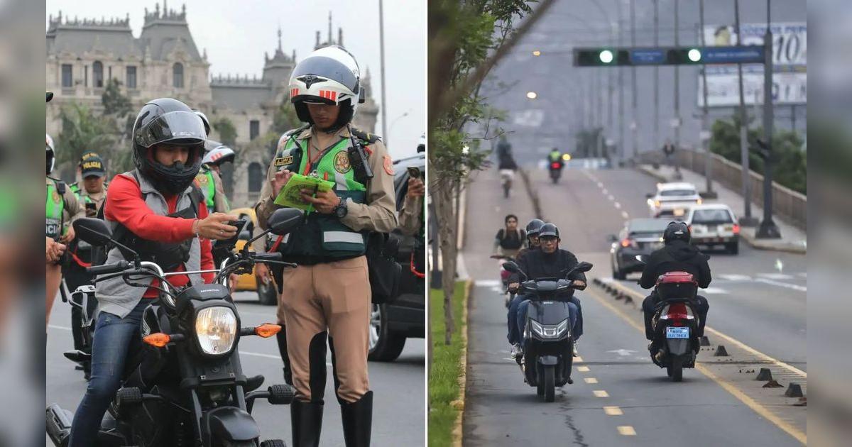 Desde mañana la PNP multará con S/550 a conductores de motos eléctricas por invadir ciclovías