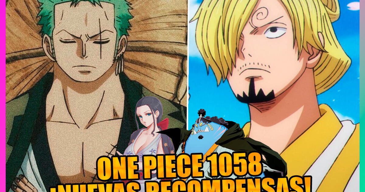 One Piece 1058 Spoiler Se Revelan Las Nuevas Recompensas De Zoro Sanji Jinbei Y Nico Robin