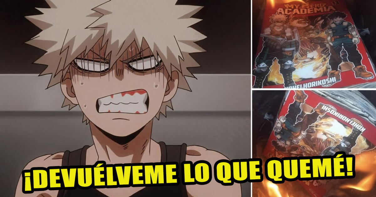 My Hero Academia Fan Que Quem Su Manga Por Muerte De Bakugo Exige A Kohei Horikoshi