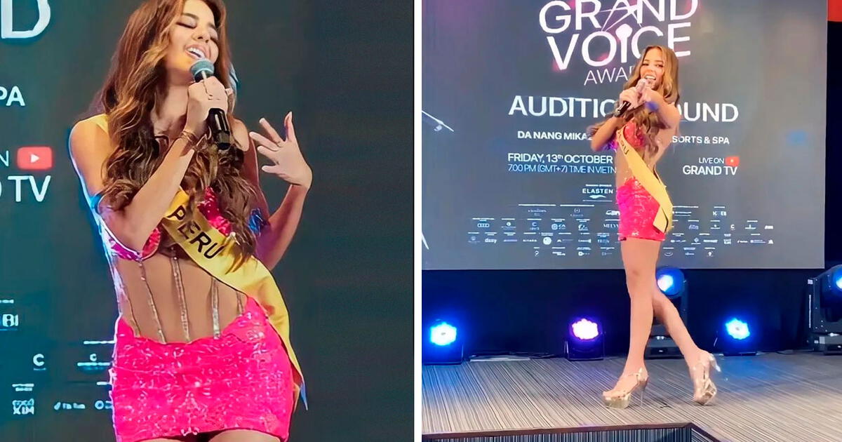 Miss Perú Luciana Fuster Clasifica Al Top 18 Del Grand Voice Award