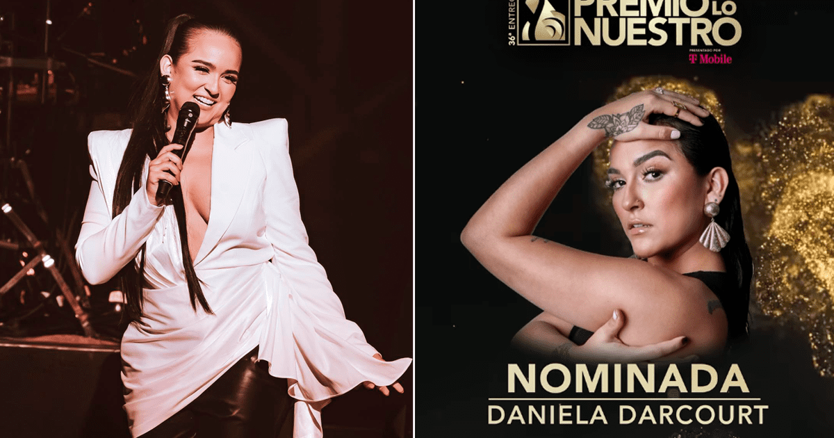 Daniela Darcourt fue nominada a Premios Lo Nuestro 2024 ¿contra