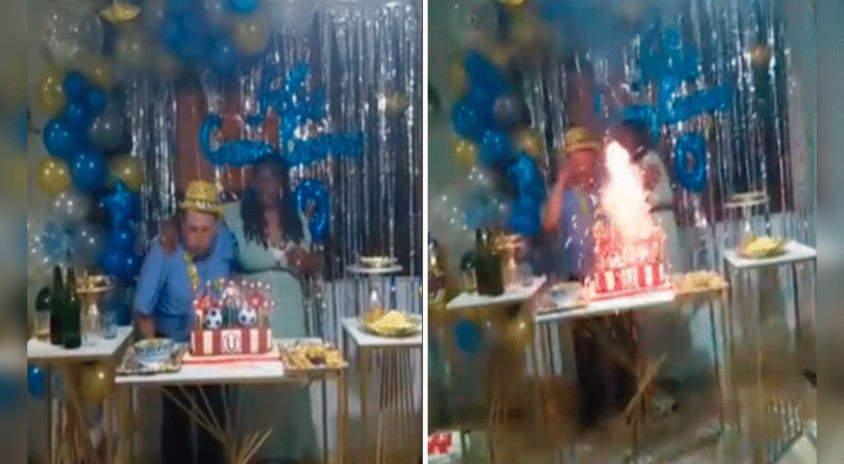 TikTok viral: pastel explota en pleno Cumpleaños Feliz al confundir velas  volcán con cohetes | Redes Sociales | Video | Video viral | La República