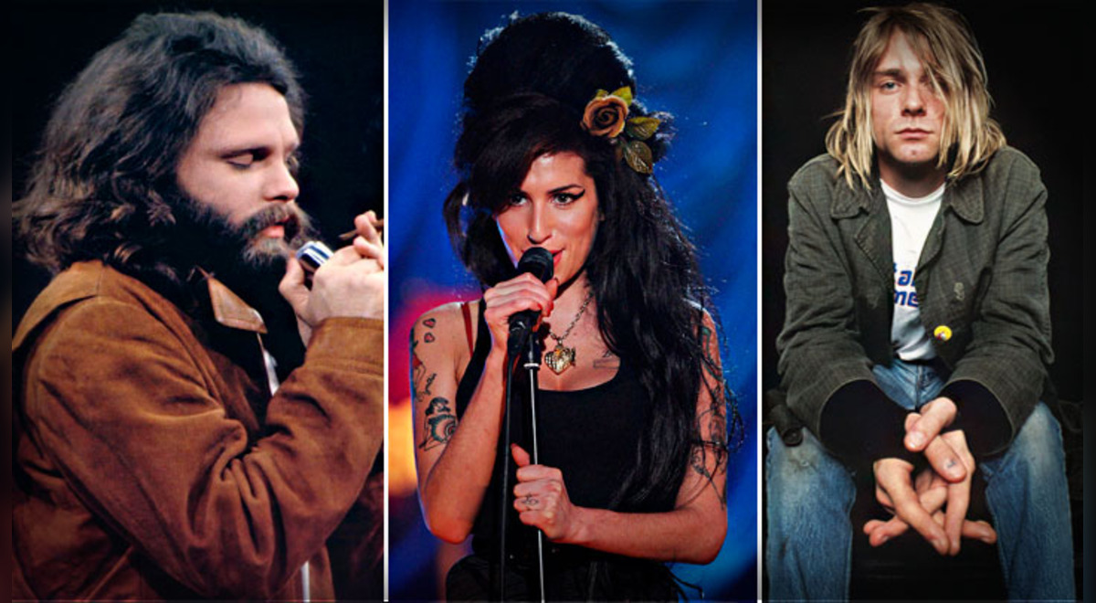 El Club de los 27: Amy Winehouse, Kurt Cobain, Jim Morrison y otras  estrellas de la música que murieron jóvenes y por adicción a las drogas |  FOTOS | ATMP | Espectáculos | La República