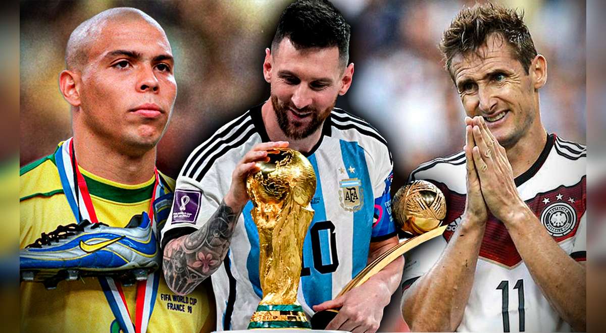 Máximos Goleadores Mundiales: ¿cuántos goles le faltaron a Messi para ser  el máximo goleador de la historia de los Mundiales? | Cuántos goles tiene  Messi | Miroslav Klose | Goleadores del Mundial |