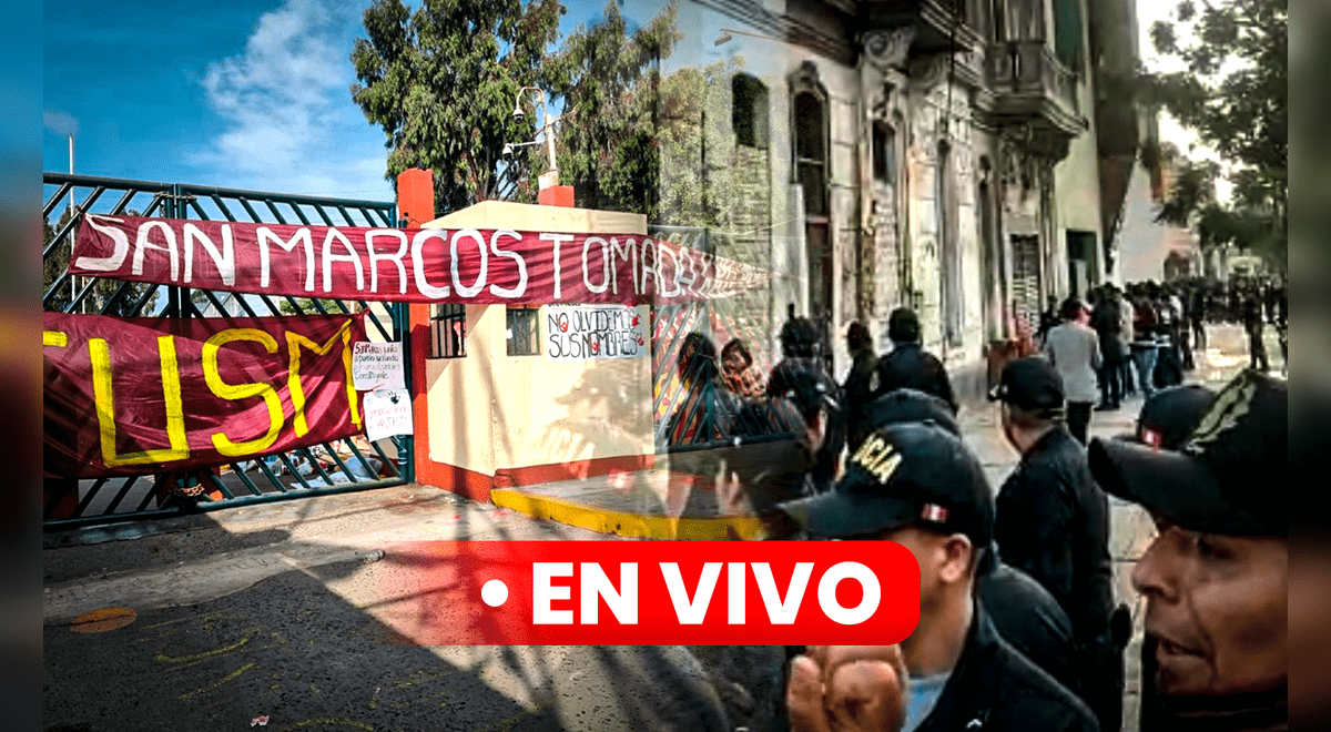 San Marcos En Vivo últimas Noticias De Desalojos De Manifestantes Por La Pnp Marcha De Lima Y