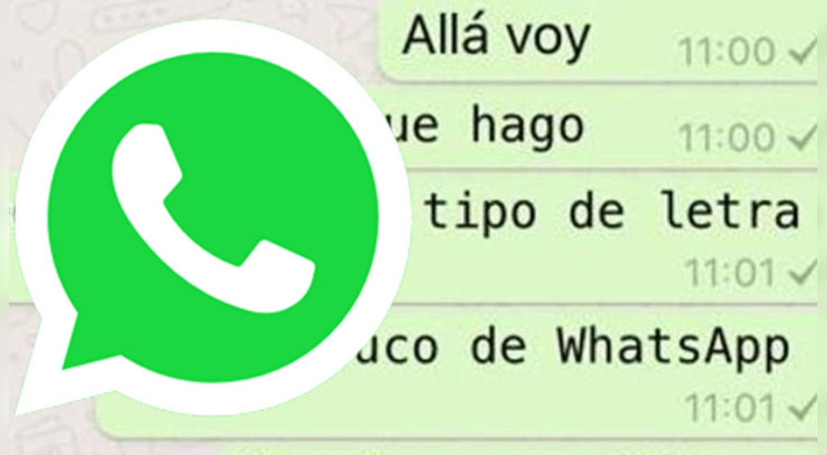 Whatsapp Cómo Cambiar El Tipo De Letra En La Aplicación Fotos Video Android Iphone 8131