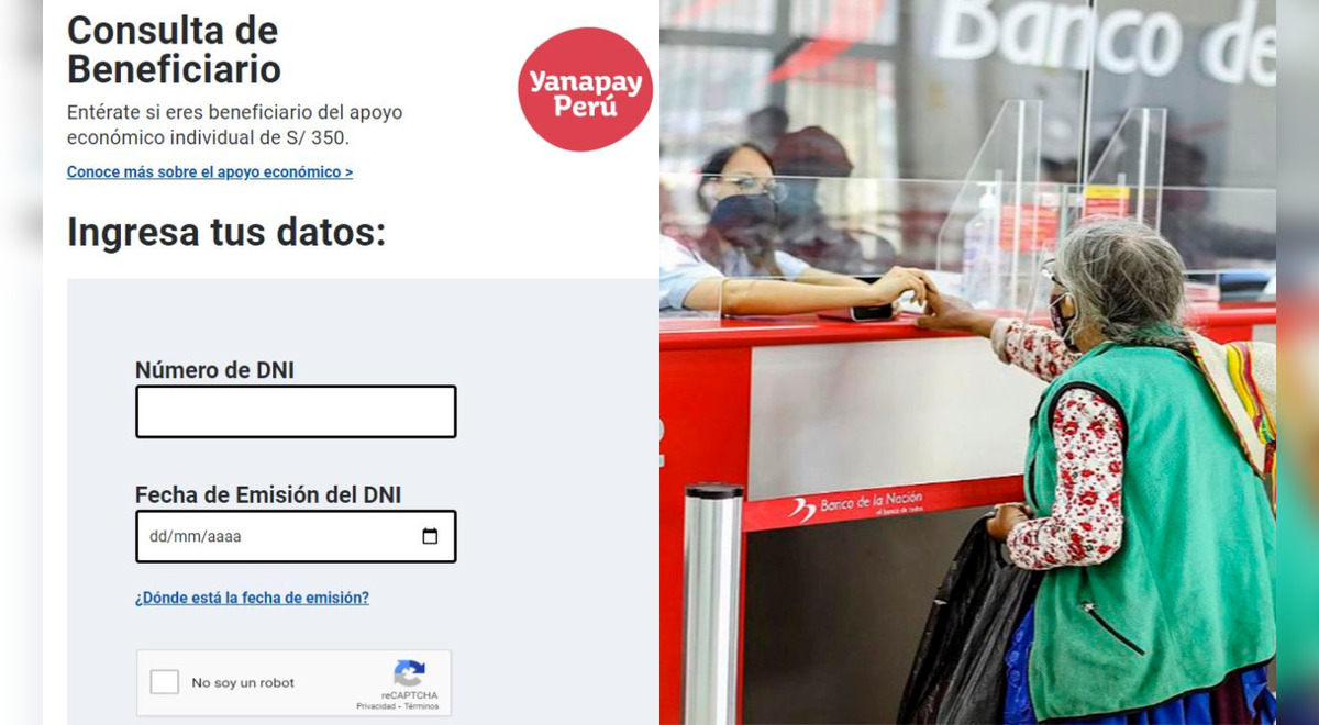 LINK Beneficiarios Bono Yanapay 350: Ingresa Aquí Enlace Del Bono 350 ...