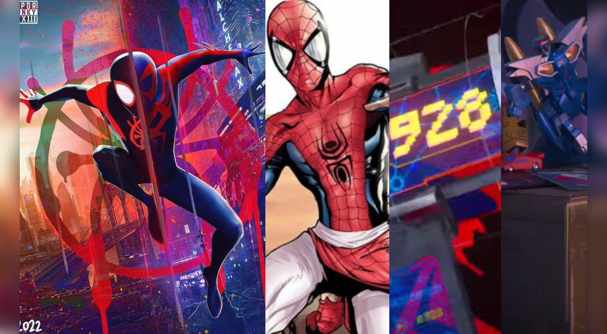Spiderman across the spider verse, Spiderman India y otras versiones que  aparecerían segun trailer | Spiderman into the spider verse | Spiderman  2099 | Cine y series | La República