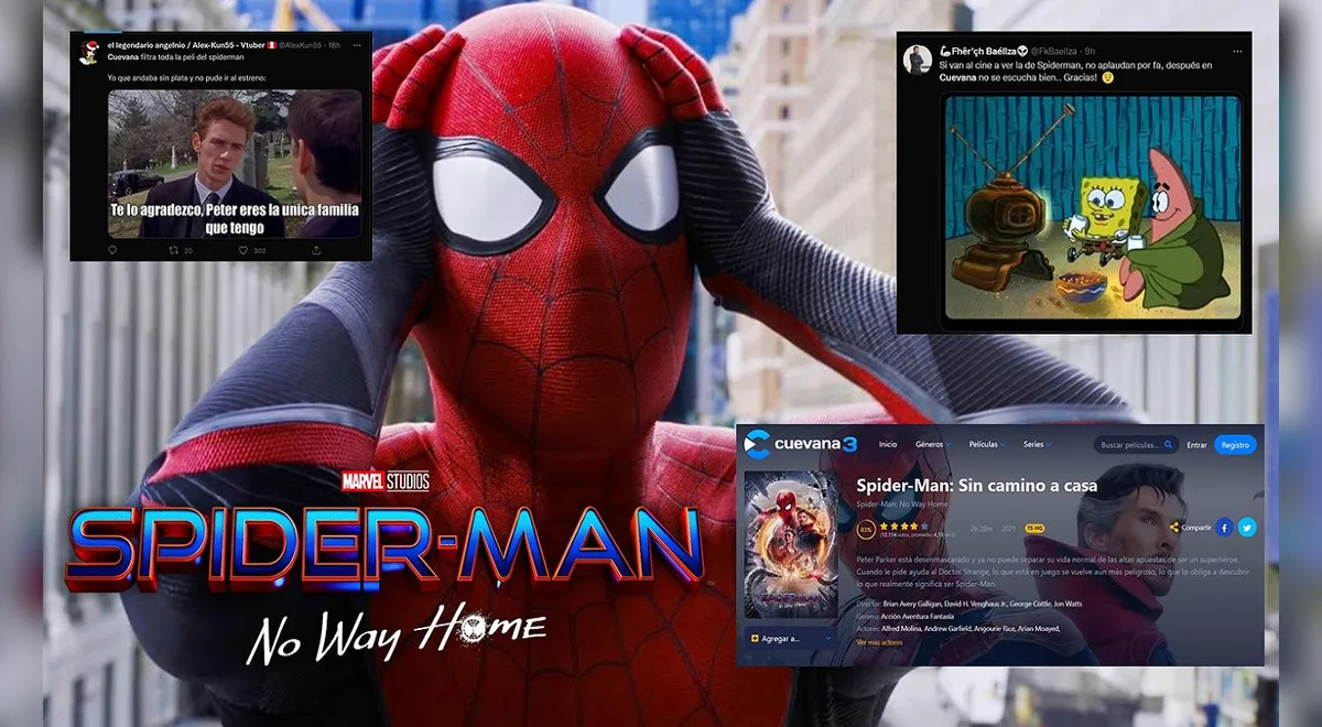 'Spider-man: no way home' en Cuevana: portal es tendencia por incluir la  exitosa película | Tobey Maguire | Andrew Garfield | Cine y series | La  República