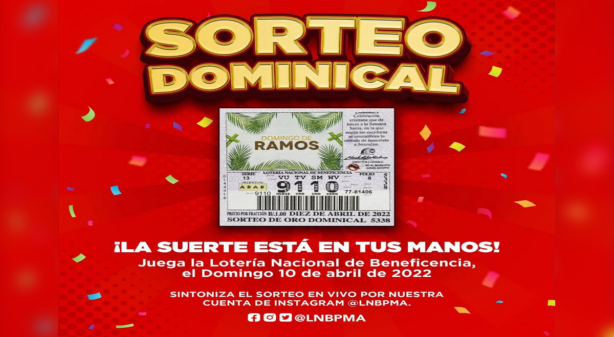 La Lotería Nacional De Panamá Resultados De La Lotería De Hoy 10 De Abril De 2022 Telemetro