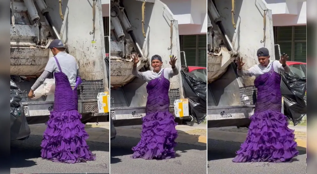 TikTok viral: recolector de basura encuentra un vestido de fiesta, lo usa y  muestra su entusiasmo bailando | México | | Tendencias | La República