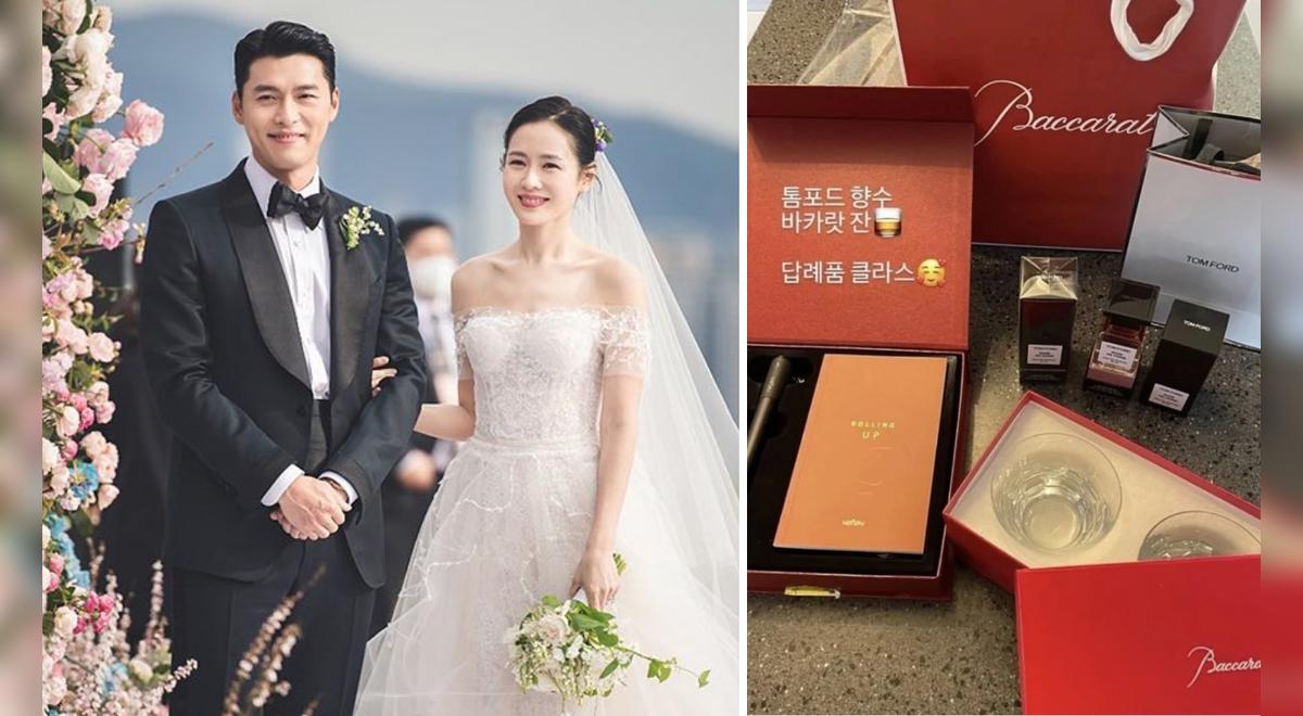 Boda de Hyun Bin y Son Ye Jin conoce los lujosos regalos que recibieron los invitados al