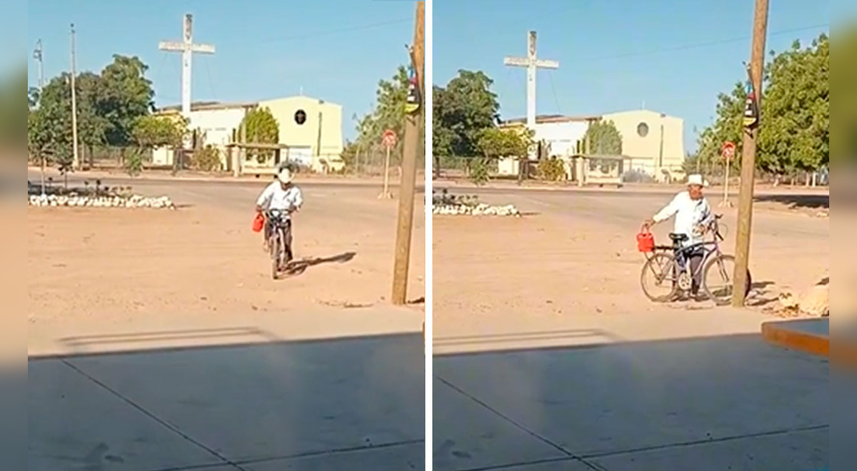 TikTok Viral: Abuelo Maneja A Diario Su Bicicleta Hasta El Trabajo De ...