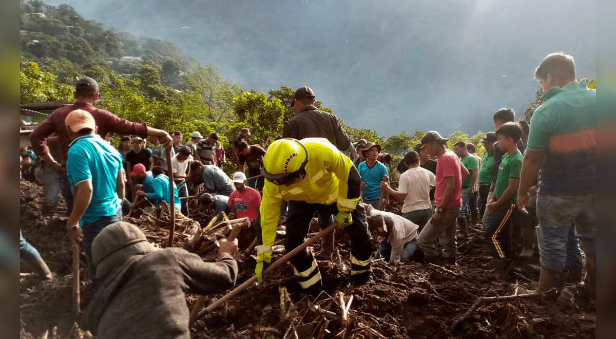 Lluvias ocasionan tragedia en Guatemala 24 muertos y más de 1,77