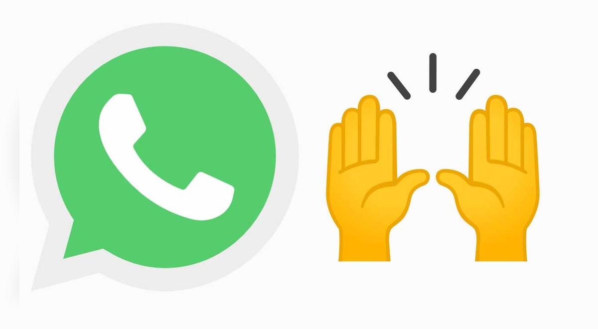 WhatsApp ¿qué significa el emoji de las manos levantadas y por qué se