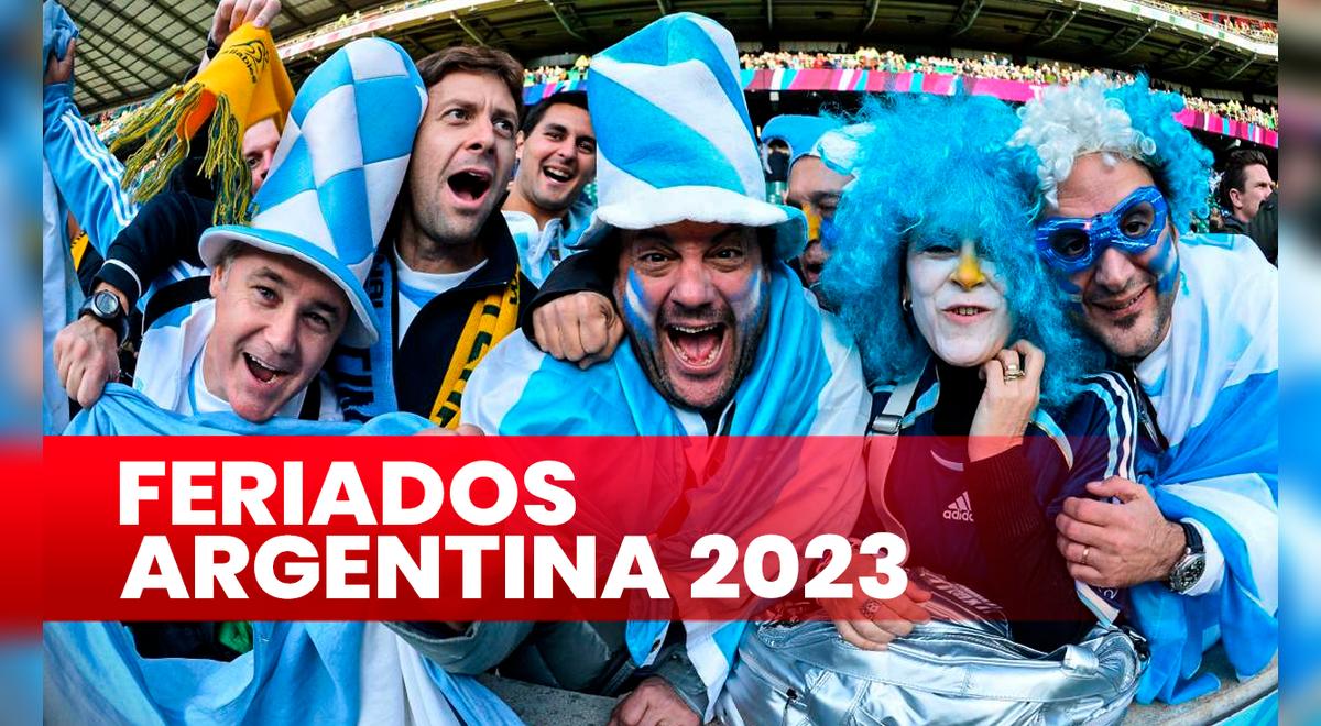 Feriados 2023 Argentina | Calendario con feriados 2023 Argentina